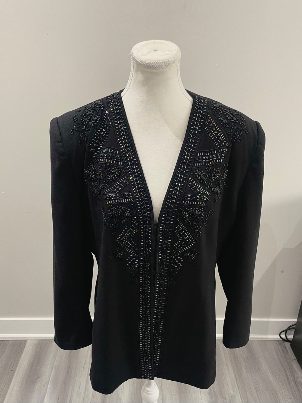 Alexis Black Embellished Blazer Jacket